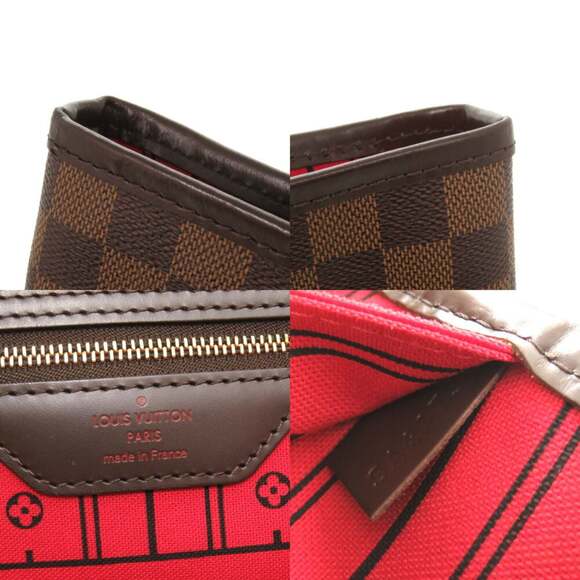 LOUIS VUITTON Brown Damier Neverfull MM Tote Bag - Picture 10 of 10